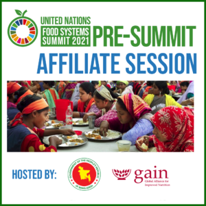 Workforce Nutrition in the Spotlight at Pre-Summit of United Nations Food Systems Summit
