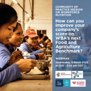 Kick-starting workforce nutrition: Workforce Nutrition Alliance will launch a new programme for companies in May 2022