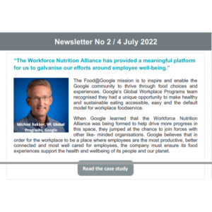 Workforce Nutrition Newsletter No.2