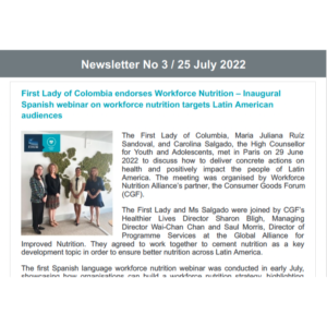Workforce Nutrition Newsletter No.3