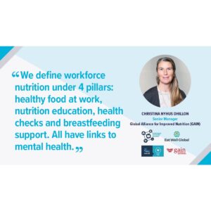 Employers can take effective measures to promote mental health among their employees, and nutrition plays an important role￼