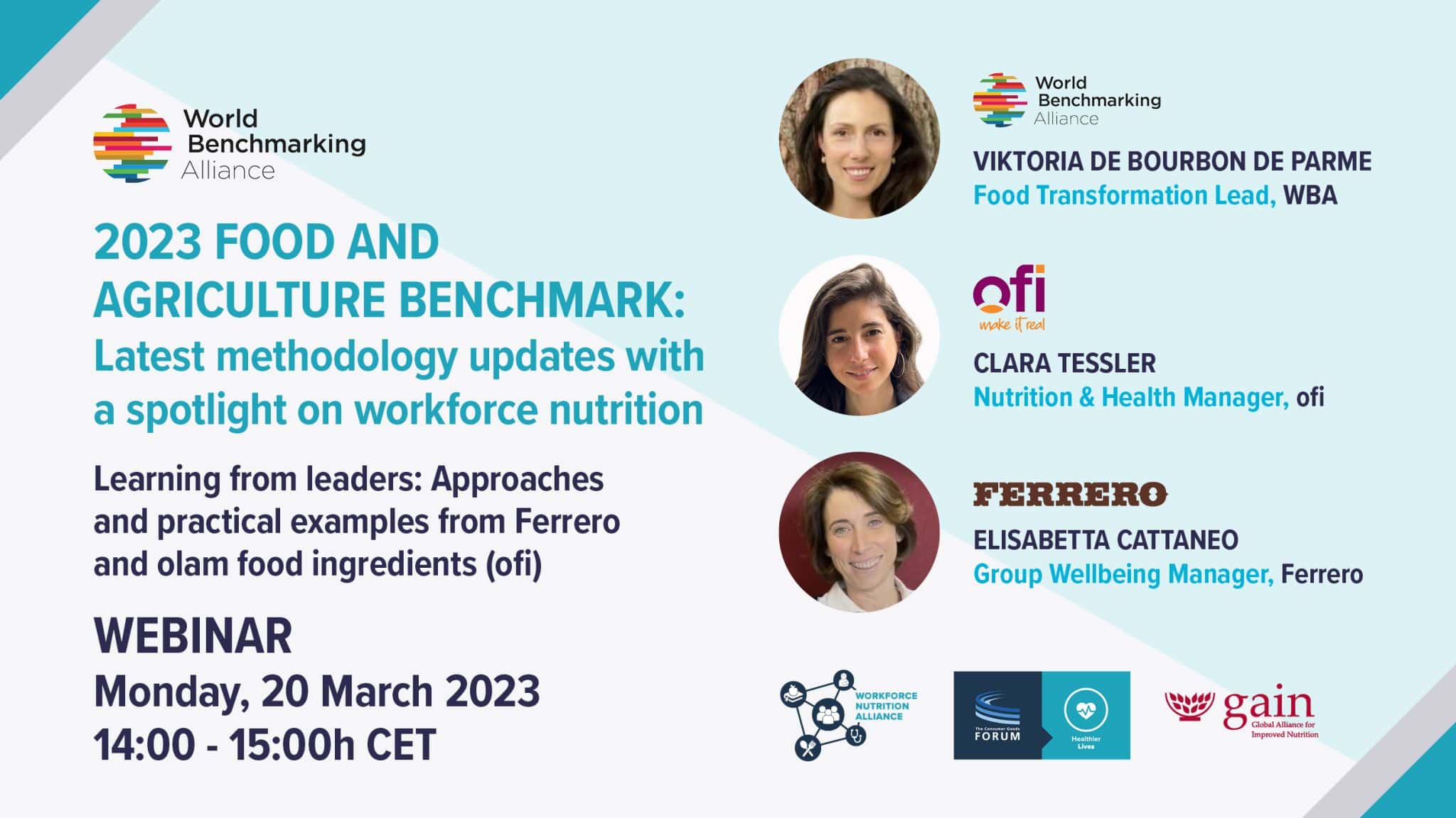 Workforce Nutrition Alliance – 2023 Food & Agriculture Benchmark