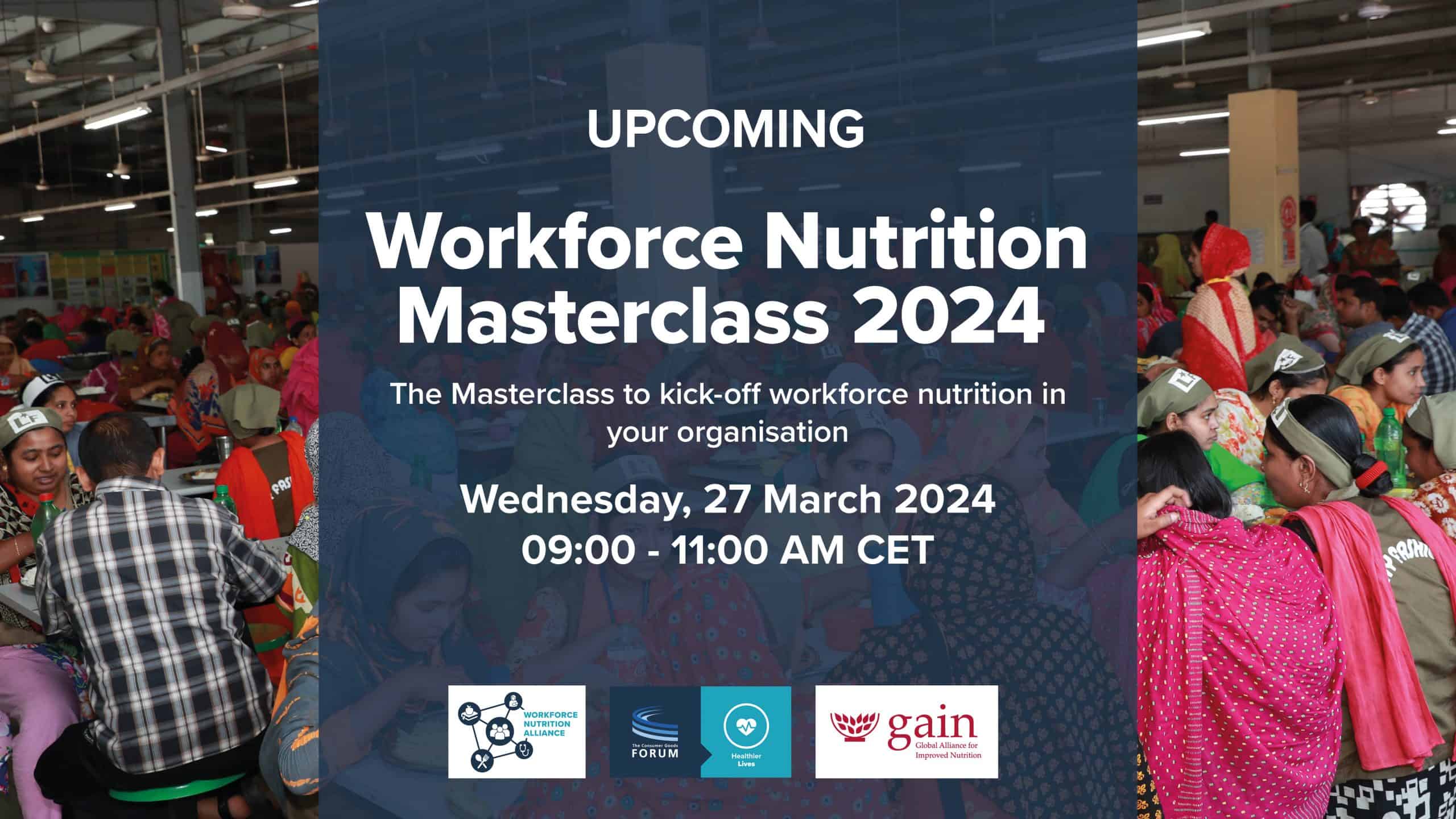Workforce Nutrition Masterclass 2024