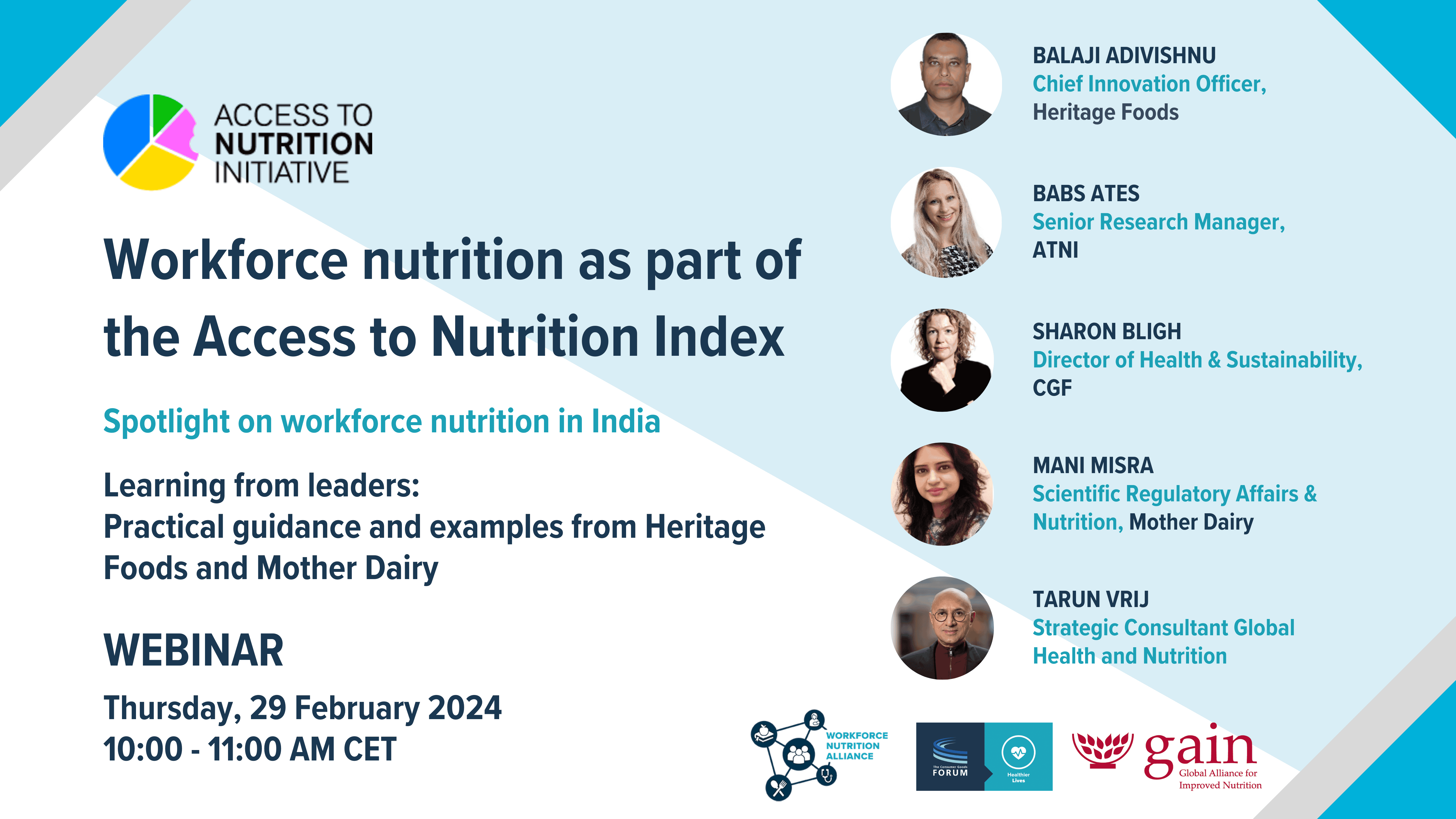Workforce Nutrition & Access to Nutrition Index