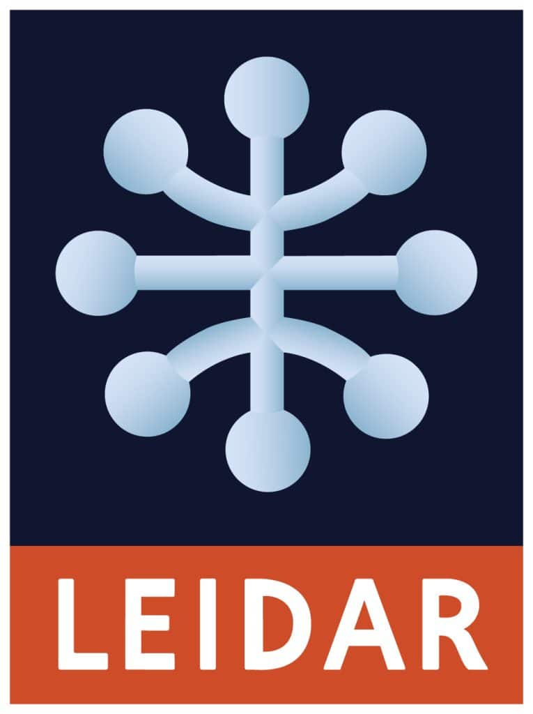 LEIDAR network logo representing collaboration and partnership.