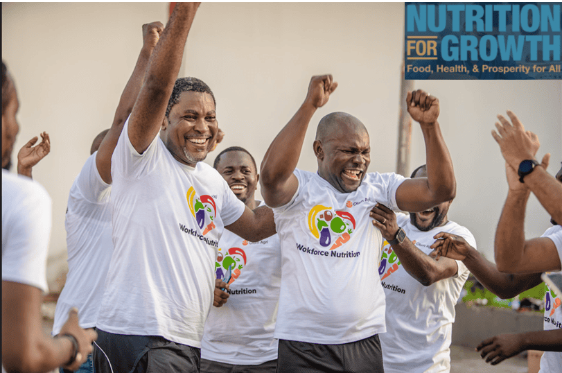 Workforce Nutrition Alliance members celebrating health and growth initiatives.