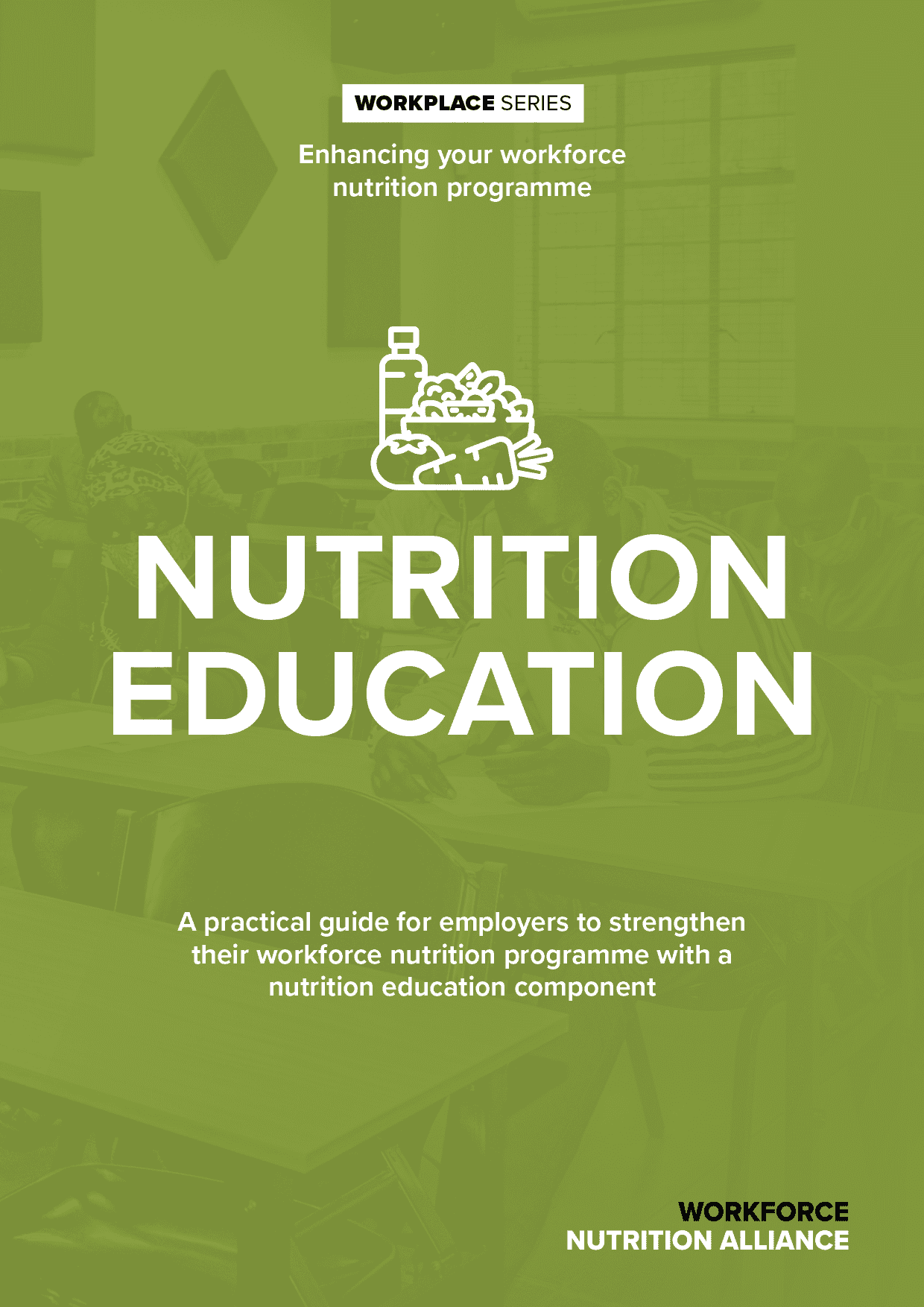 Workforce Nutrition Alliance logo with nutrition education theme.